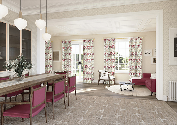 Hedgerow, Magenta - Made to Measure Curtains - Image 7